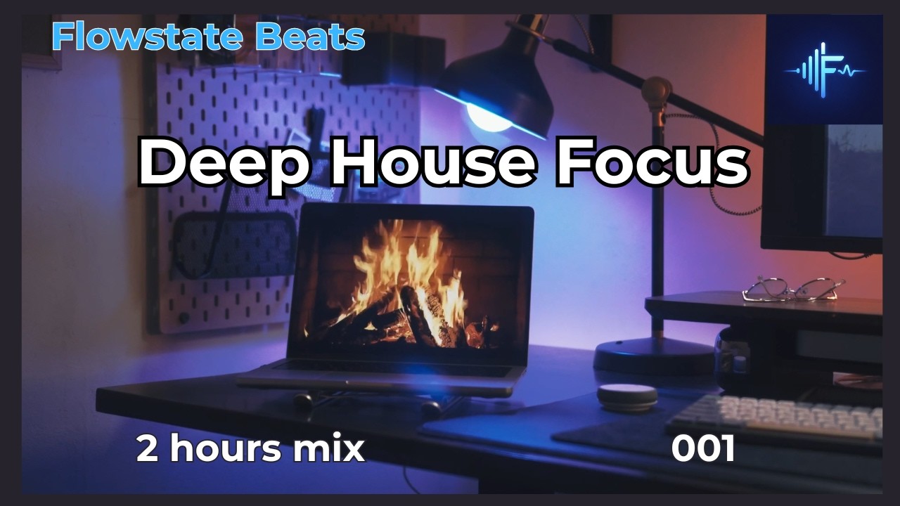 Deep House Focus Music | 2 Hour Study Session | Flowstate Beats Mix 001