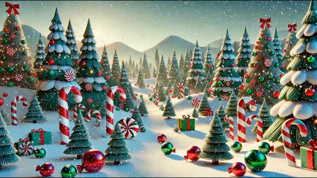Christmas Fantasy Land! | 8Hrs of Candy Cane Forests and Whimsical Holiday Landscapes!