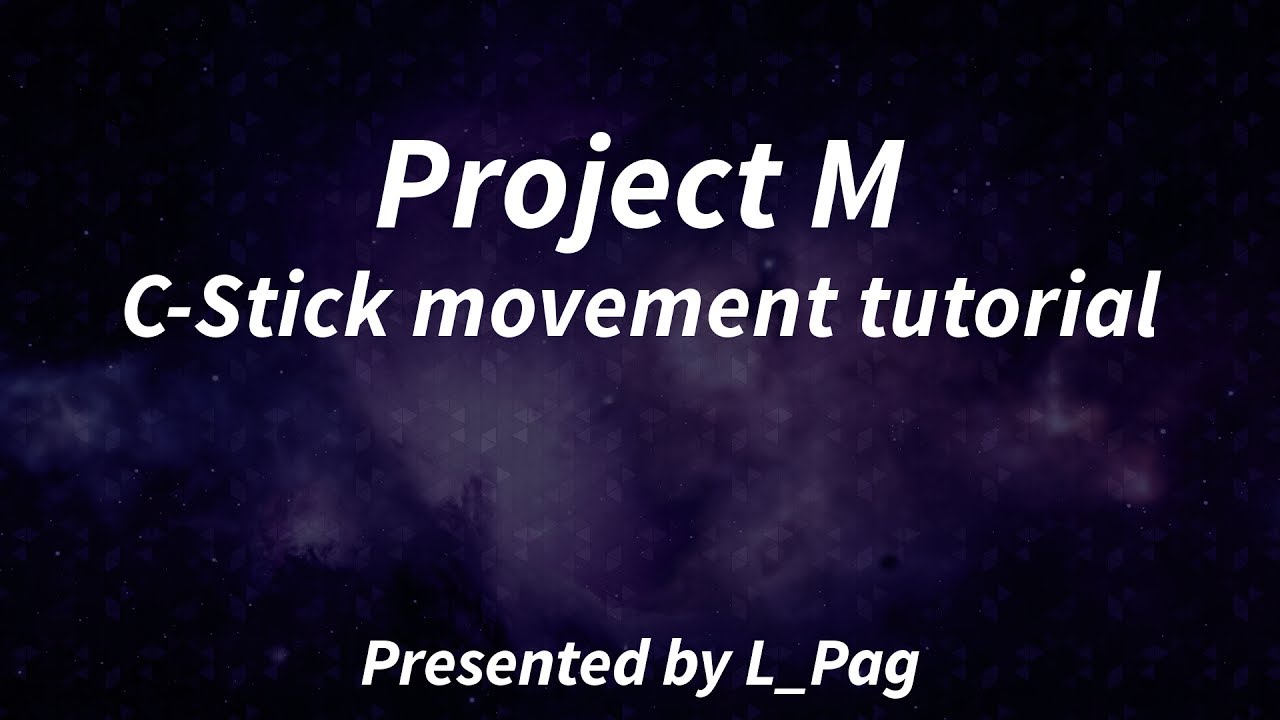 Project M C-Stick Movement Tutorial
