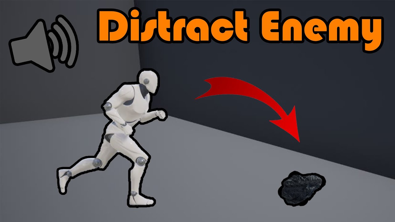 How To Distract An Enemy With Noise | AI Hearing - Unreal Engine 4 Tutorial