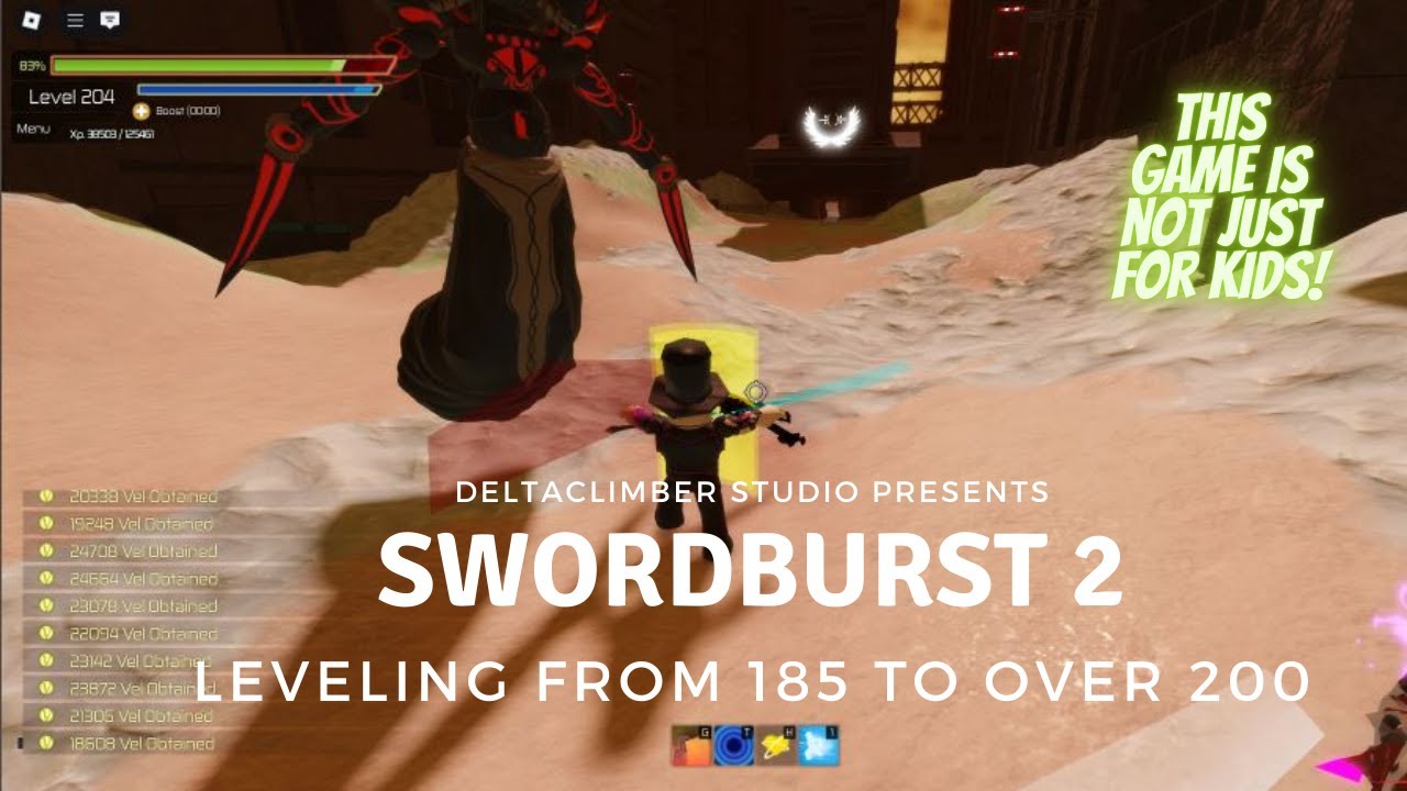 SwordBurst 2 - Getting from level 185 to 205 very quickly