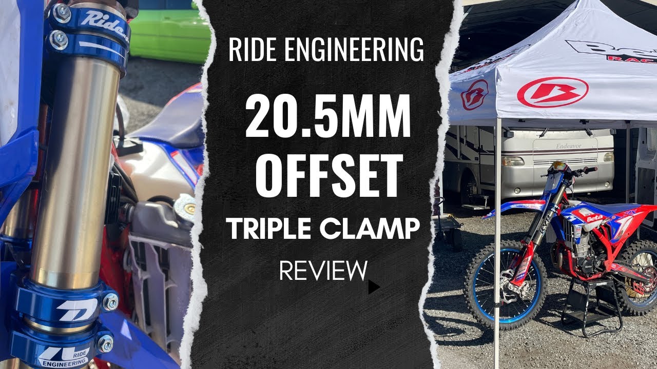 Should you buy Ride Engineering's 20.5 mm offset Triple clamps for the Beta 450 RX?