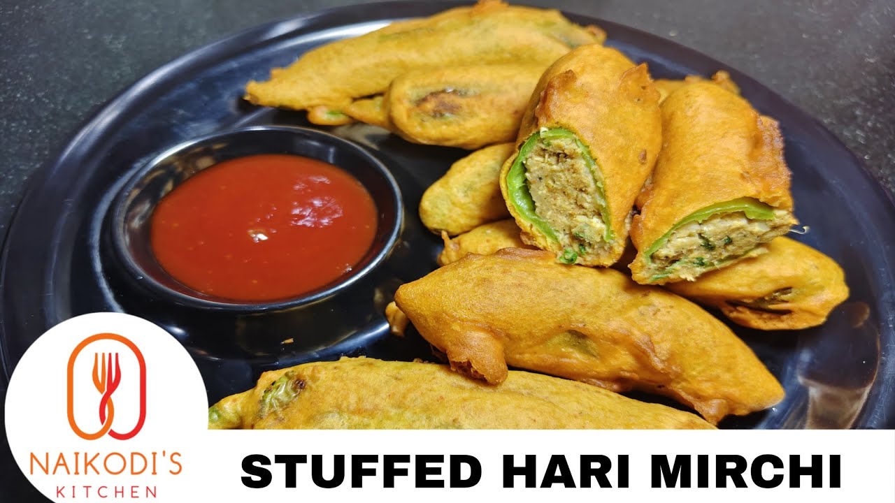 Stuffed Hari Mirch Recipe lHow To Make Stuffed Hari Mirch l Instant Spicy Mirchi Fry Recipe At Home 