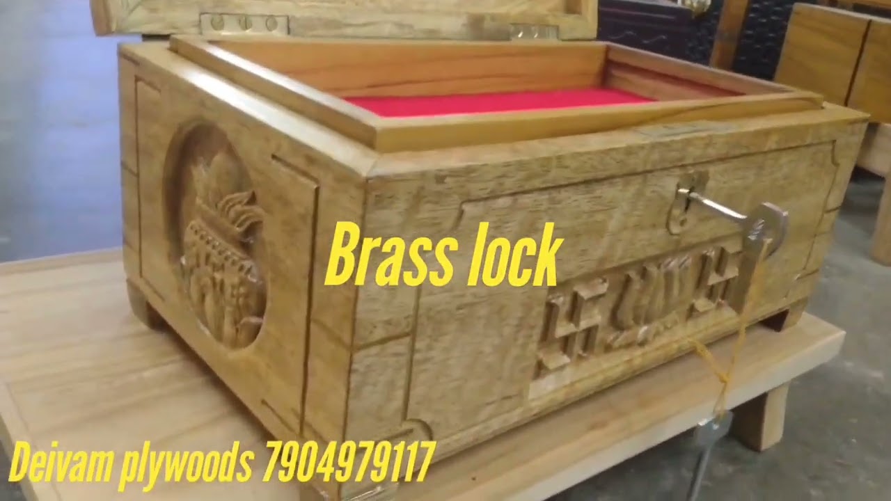 MANGO WOOD CASH AND JWELLERY BOX
