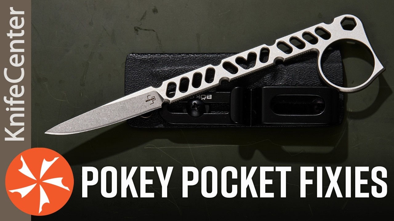 Pocket Fixed Blades for Self Defense