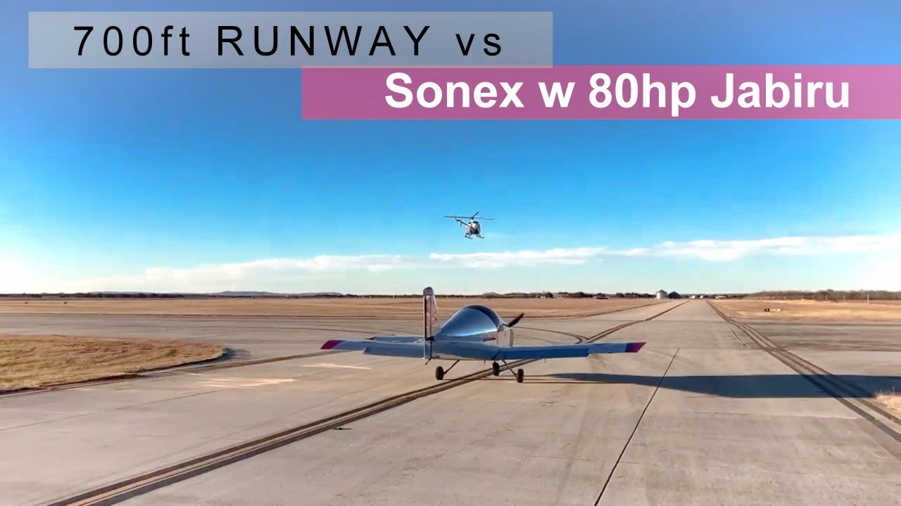 Sonex (aircraft) Short landing