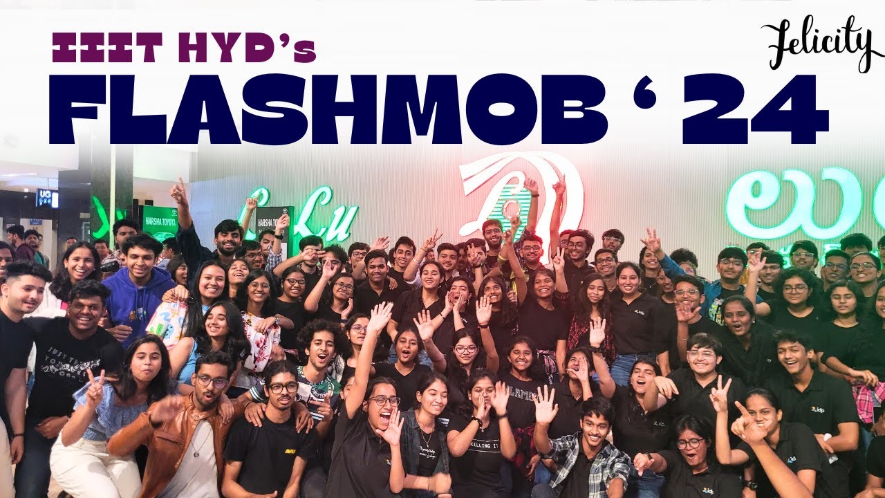 IIIT-Hyderabad's ELECTRIC Flashmob at Lulu Mall✨| FELICITY 2024