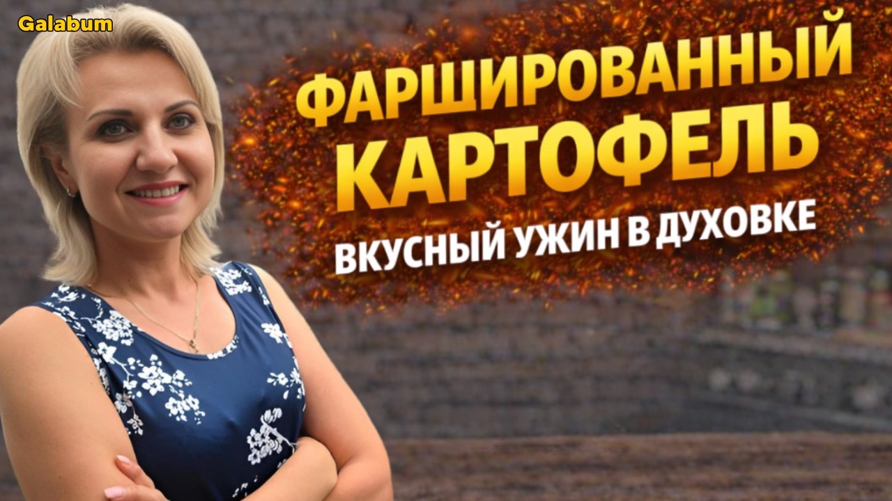 Фаршированный Картофель в Духовке с Фаршем | Вкусный и Простой Рецепт @GALABUM