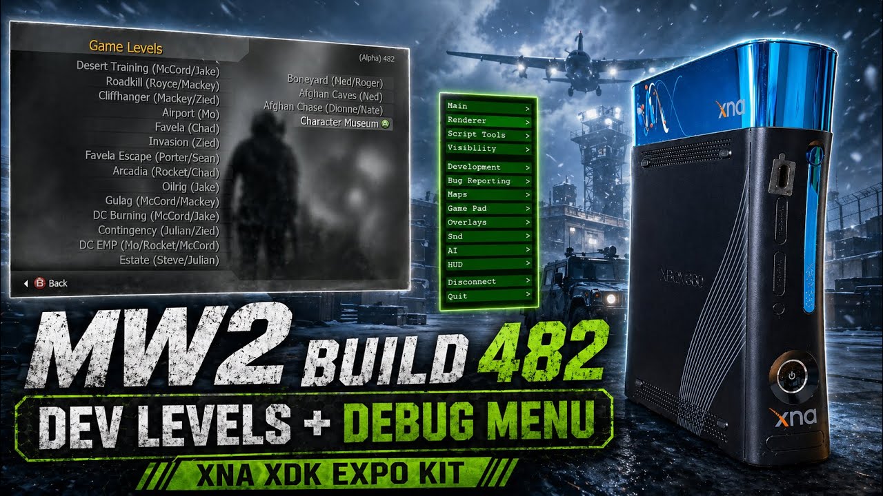 MW2 Alpha Build 482 Running on an XNA XDK Expo Kit