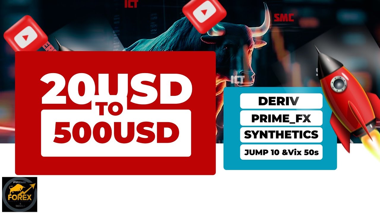 I Turned 20usd To 500usd | SMC | ICT | Deriv