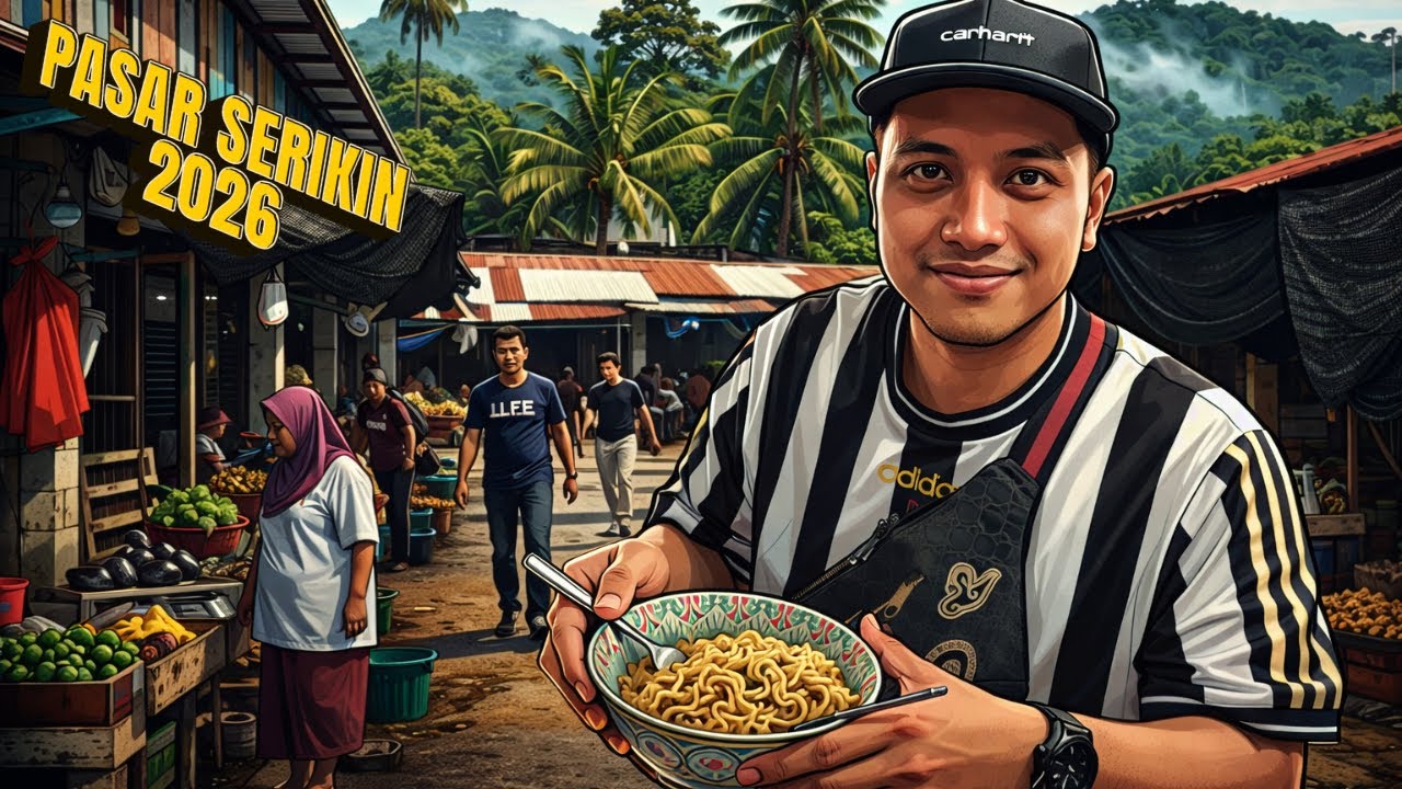 PASAR SERIKIN 2026 TERLETAK DI SEMPADAN MALAYSIA DAN INDONESIA 
