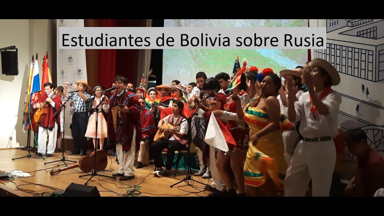 Estudiantes de Bolivia en Rusia: 