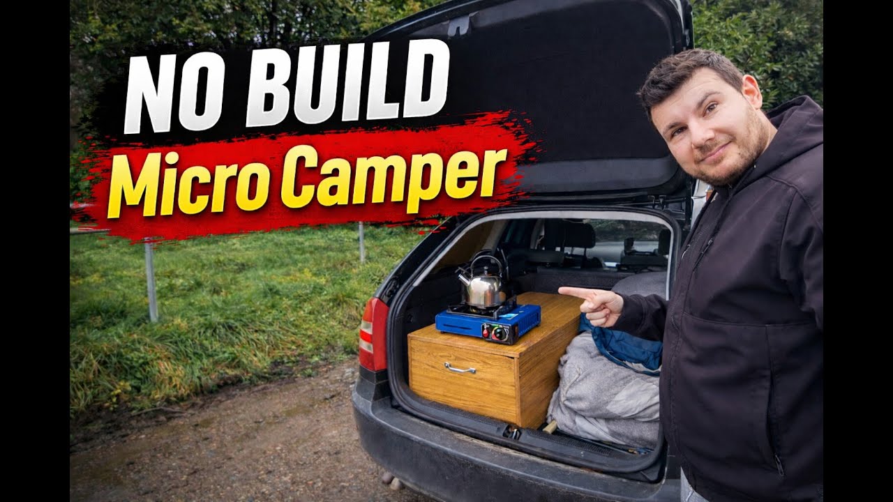 My Current No Build Micro Camper Car Setup