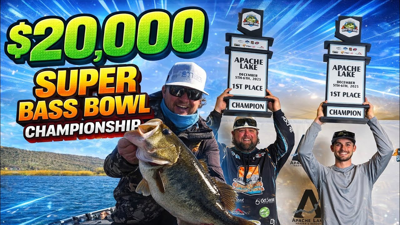 This ONE cast WON us $20,000!!! Super Bass Bowl 2025 Apache Lake, AZ