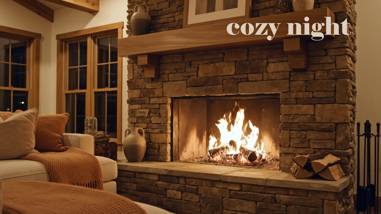 Can’t Sleep Try This Fireplace Full HD