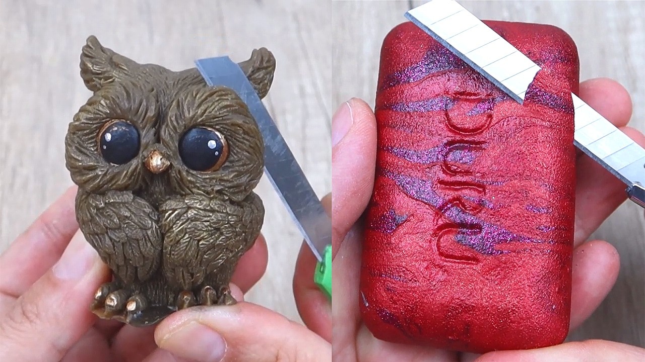 Relaxing Soap Cutting ASMR. Satisfying Soap and lipstick cutting. Corte de jab&oacute;n - 1223