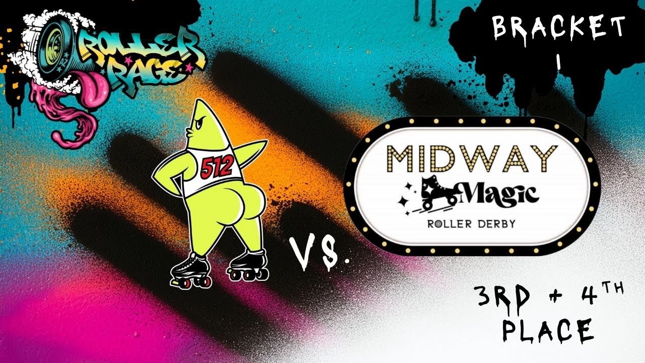 Roller Rage FINALS - Bracket 1 3rd and 4th place - A.S.S. vs Midway Magic