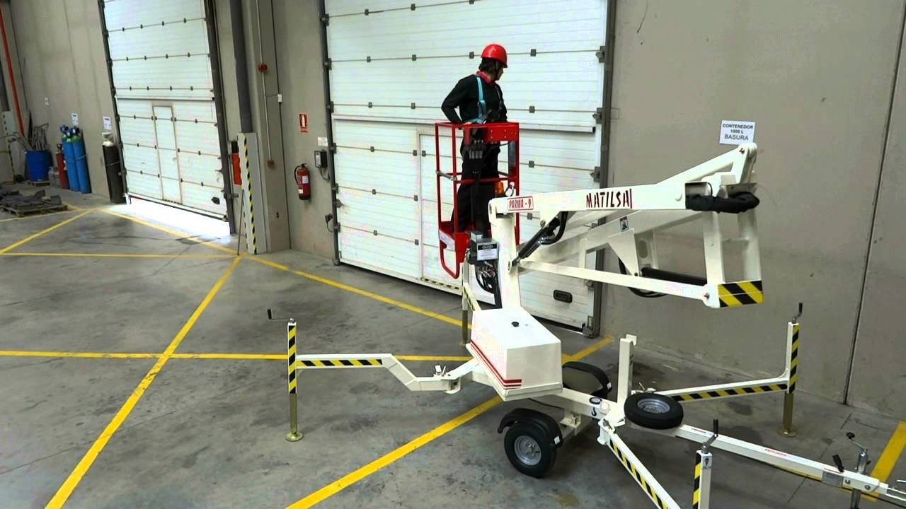 Plataforma elevadora remolcable Matilsa Parma9 - Dic. 2015