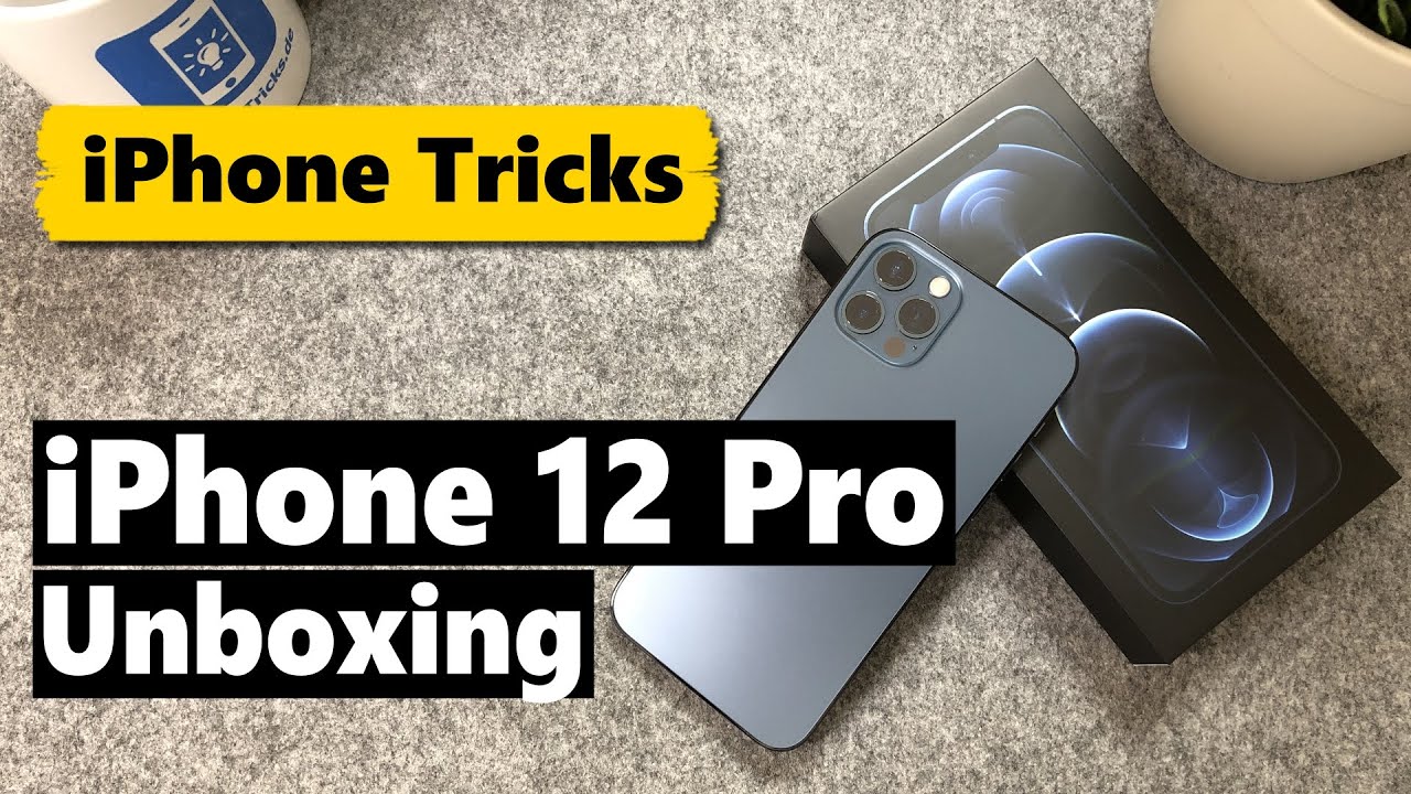 iPhone 12 Pro Unboxing in Pazifikblau (kantig, robust & edel) 🤩