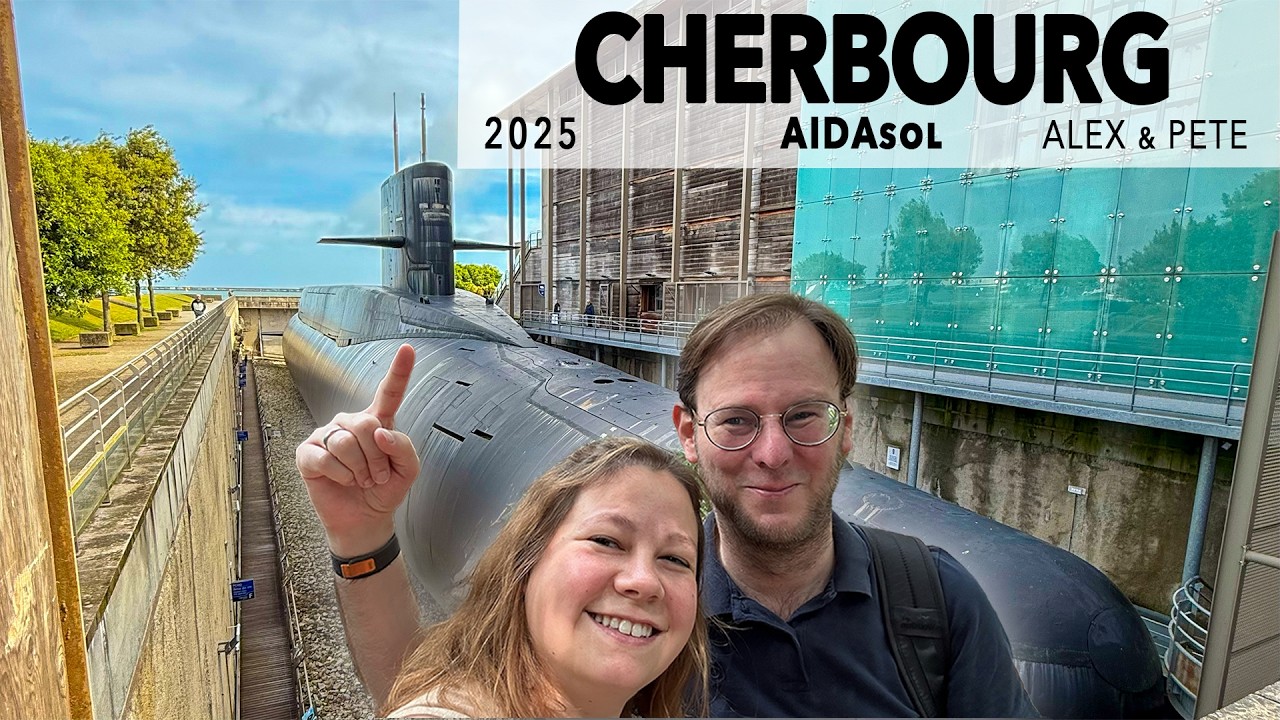 Wir gehen auf ein ATOM U-Boot und die TITANIC! Unser Tag in Cherbourg