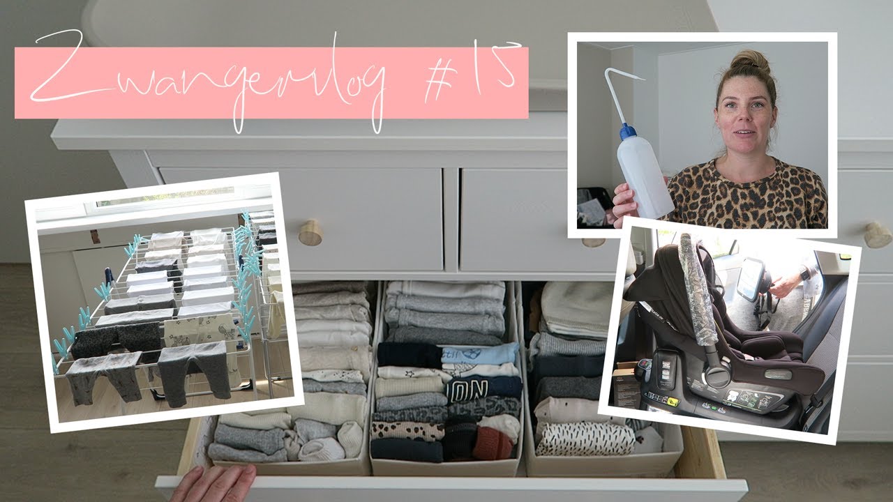 COMMODE INDELING en BABYWASJES draaien! 👶🏼 - Zwangervlog #15