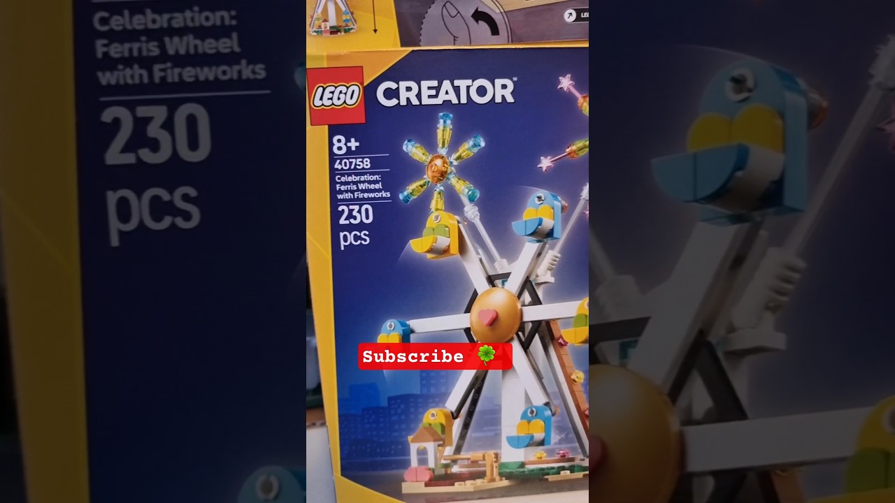 Lego 40758 Creator Celebration: Ferris Wheel with Fireworks - parts in store #lego #shorts #legomoc