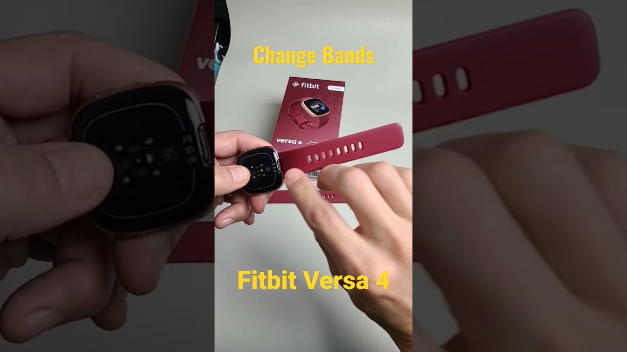 Fitbit Versa 4: How to Change Wrist Bands / Straps