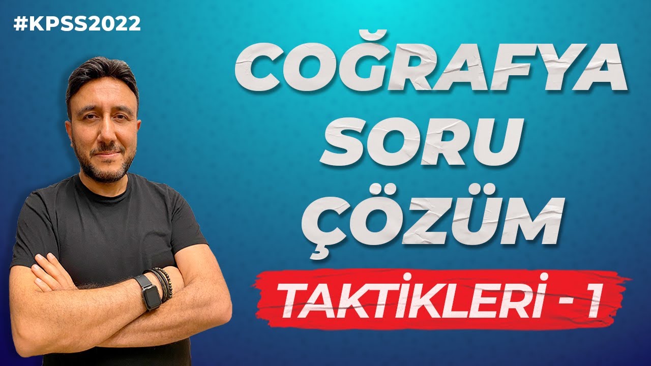 Coğrafya Soru Çözüm Taktikleri - 1🎯 Mehmet Eğit #kpss2022 #kpsscografya