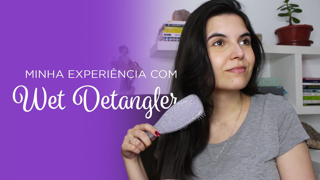 Minha experiência com a escova de cabelos Tangle Teezer - Wet Detangler | Victória Alloy