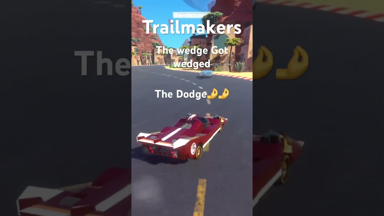 Trailmakers - the superior wedge shall win!#trailmakers #military #car #ferrari