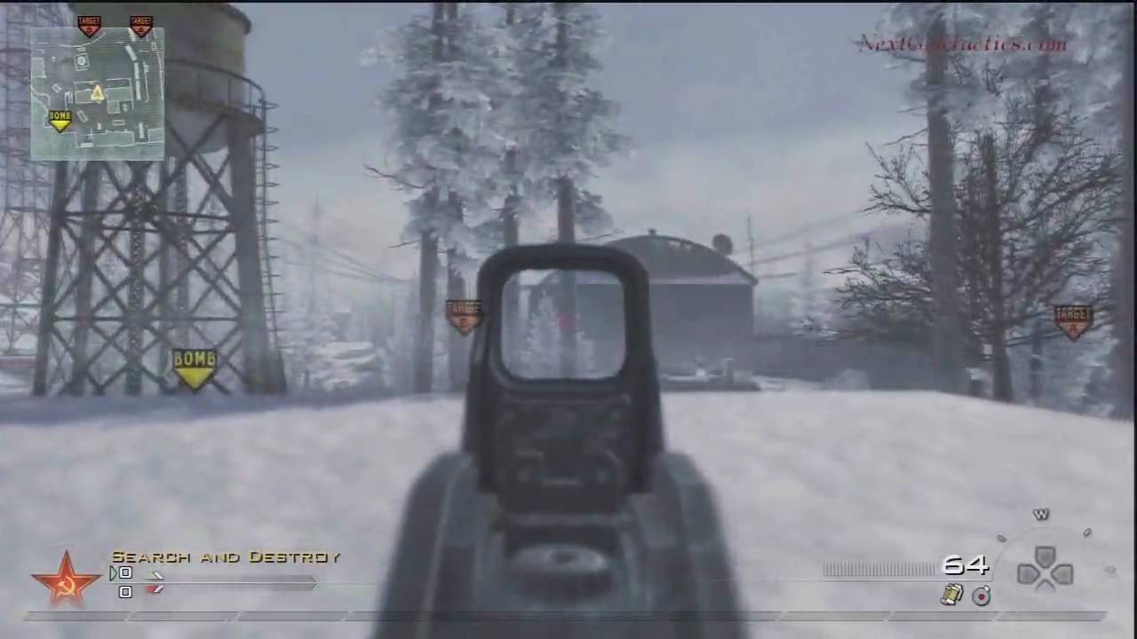 Modern Warfare 2, General Map Walkthrough, Derail, Part 1