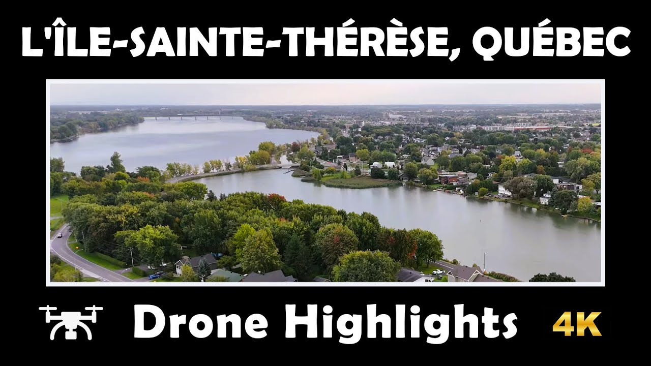 ⚜️ Quick Aerial Highlights of L'&Icirc;le-Sainte-Th&eacute;r&egrave;se, Qu&eacute;bec 🇨🇦 | 4K Drone Shots with DJI Mini 4 Pro 🚁