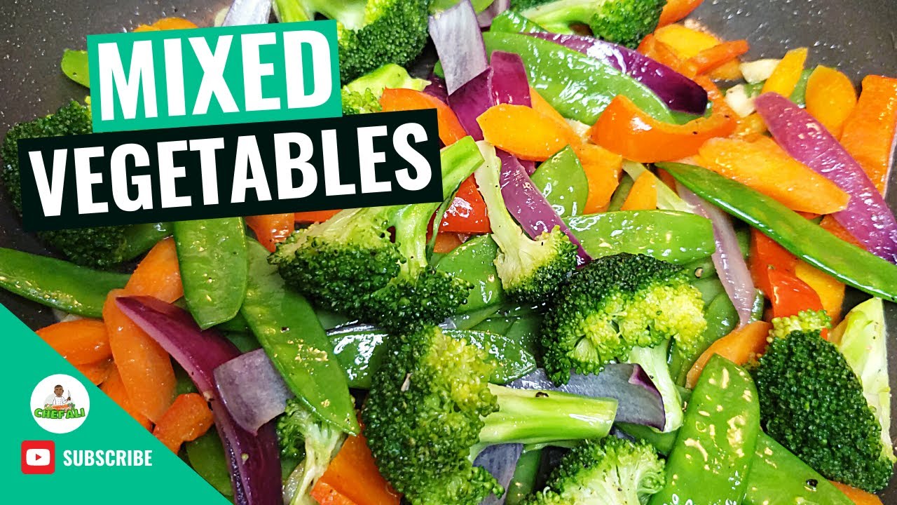 Sauteed Vegetables | Saut&eacute;ed Mixed Vegetables | How to make Sauteed Vegetables Recipe |