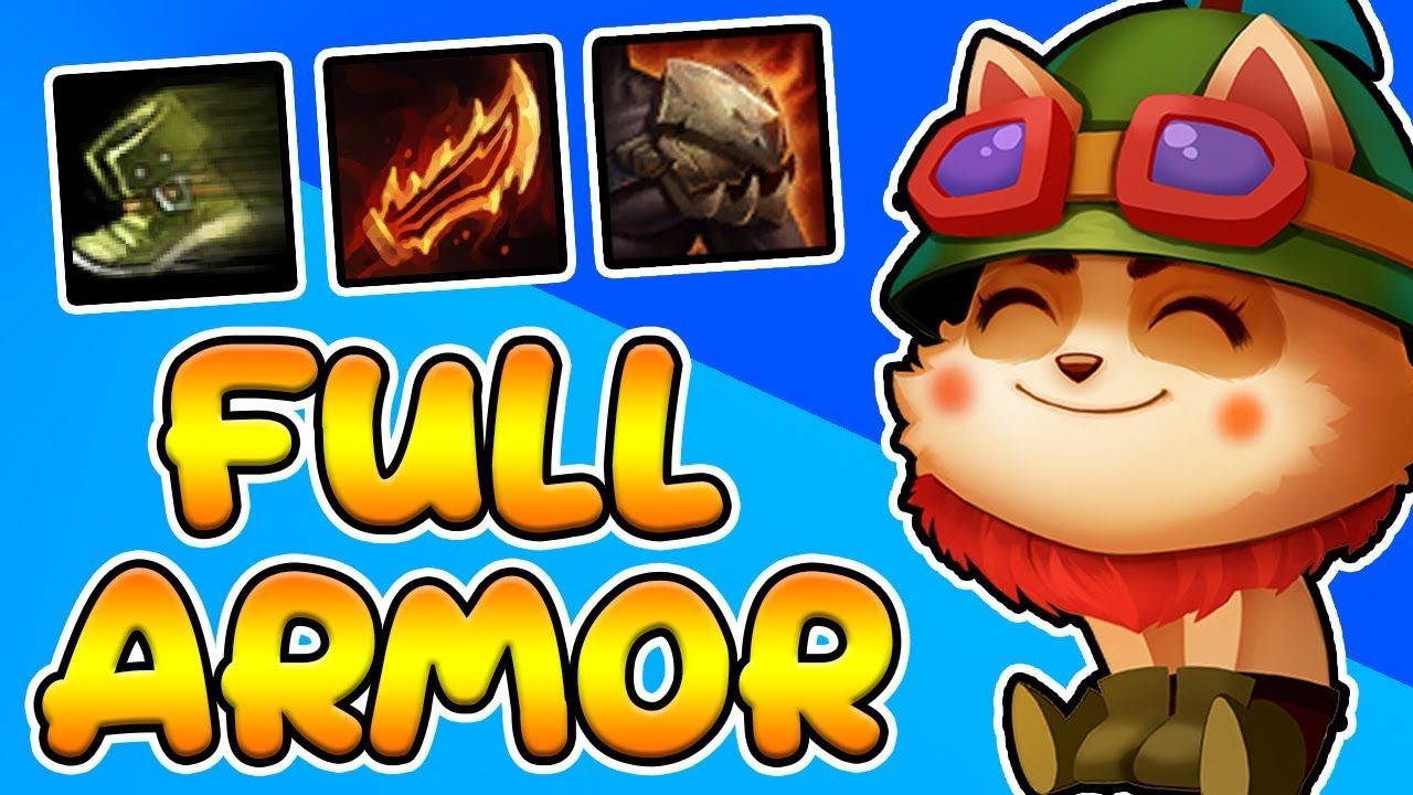 FULL ARMOR TEEMO VS FULL AD TEAM! WHO WINS?