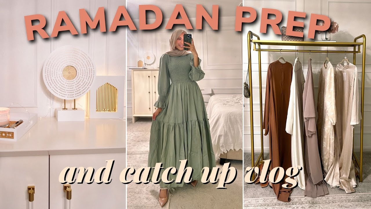 Decorate for Ramadan and Ramadan Preparations 2023!! Goals, Meals, Abaya outfits | simplyjaserah