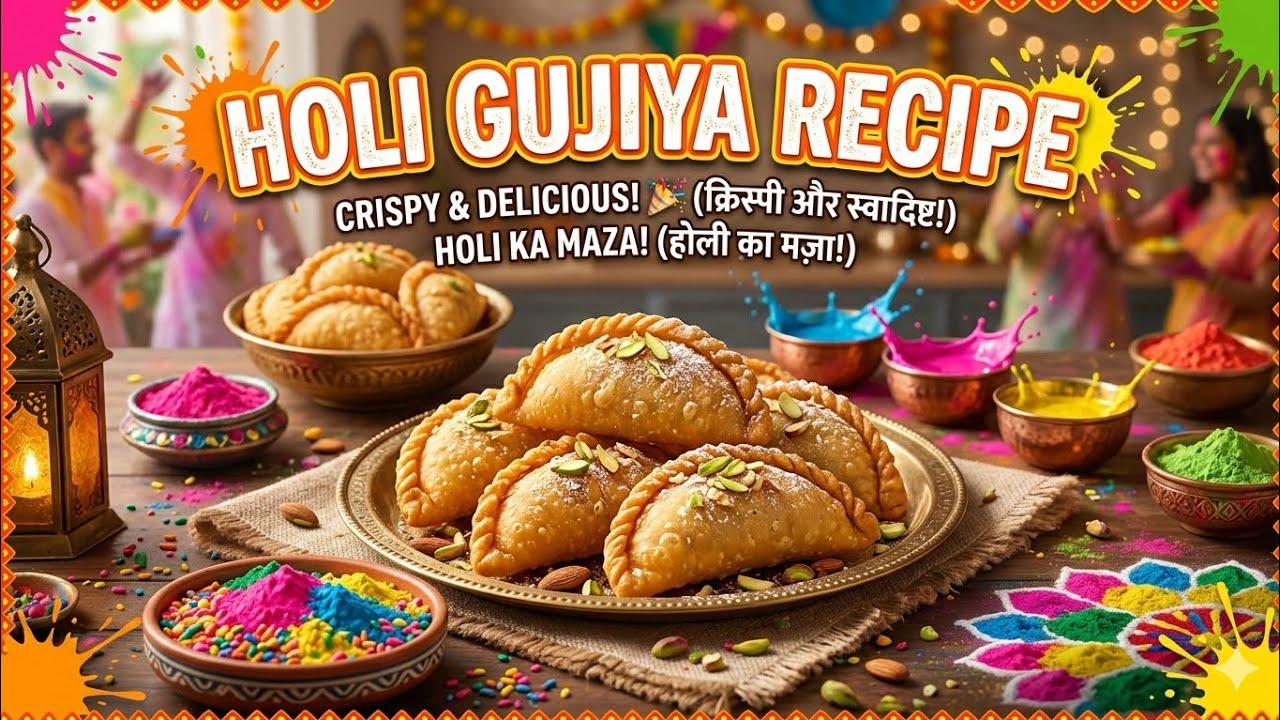 Holi special gujiya recipy #holispecial #holi🤤🥰🥰