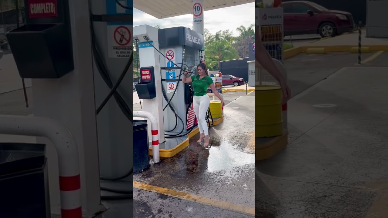 Una lavadita #humor #viral #pemex