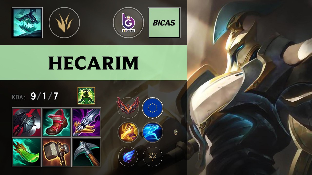(BGT Bicas) Hecarim Jungle vs Sylas - EUW Grandmaster Patch 26.11
