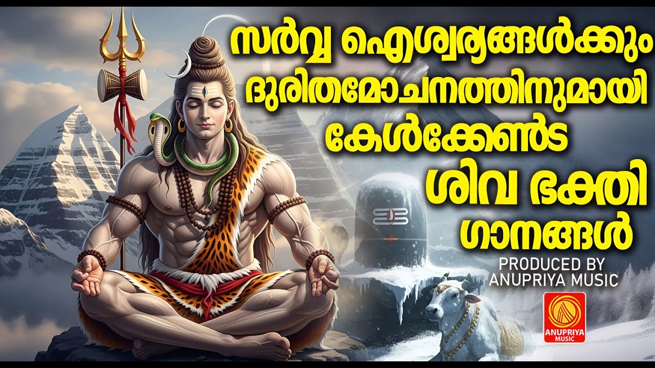 സർവ്വ ഐശ്വര്യങ്ങൾക്കും ദുരിതമോചനത്തിനുമായി കേൾക്കേണ്ട ശിവ ഭക്തിഗാനങ്ങൾ | Shiva Devotional Songs