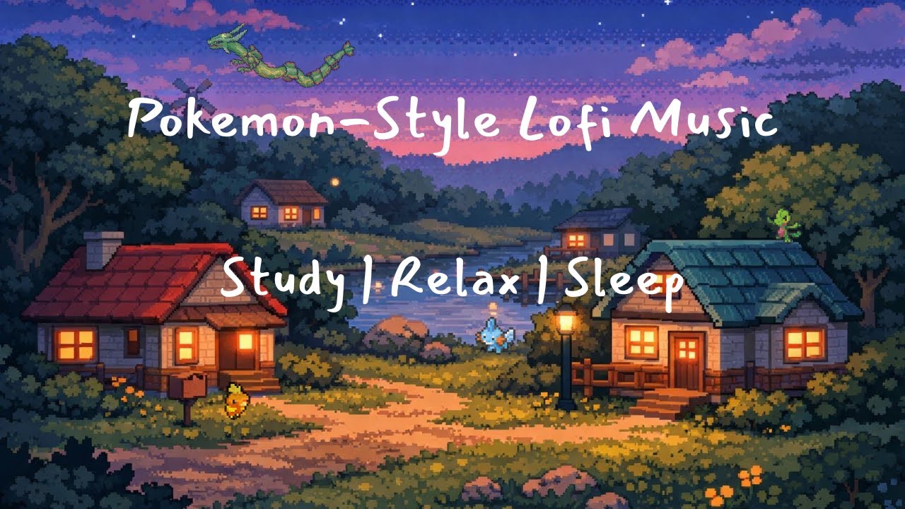 Pok&eacute;mon-Style 1 Hour of Littleroot Town | Inspired Lo-Fi Sleep Ambience 🌙