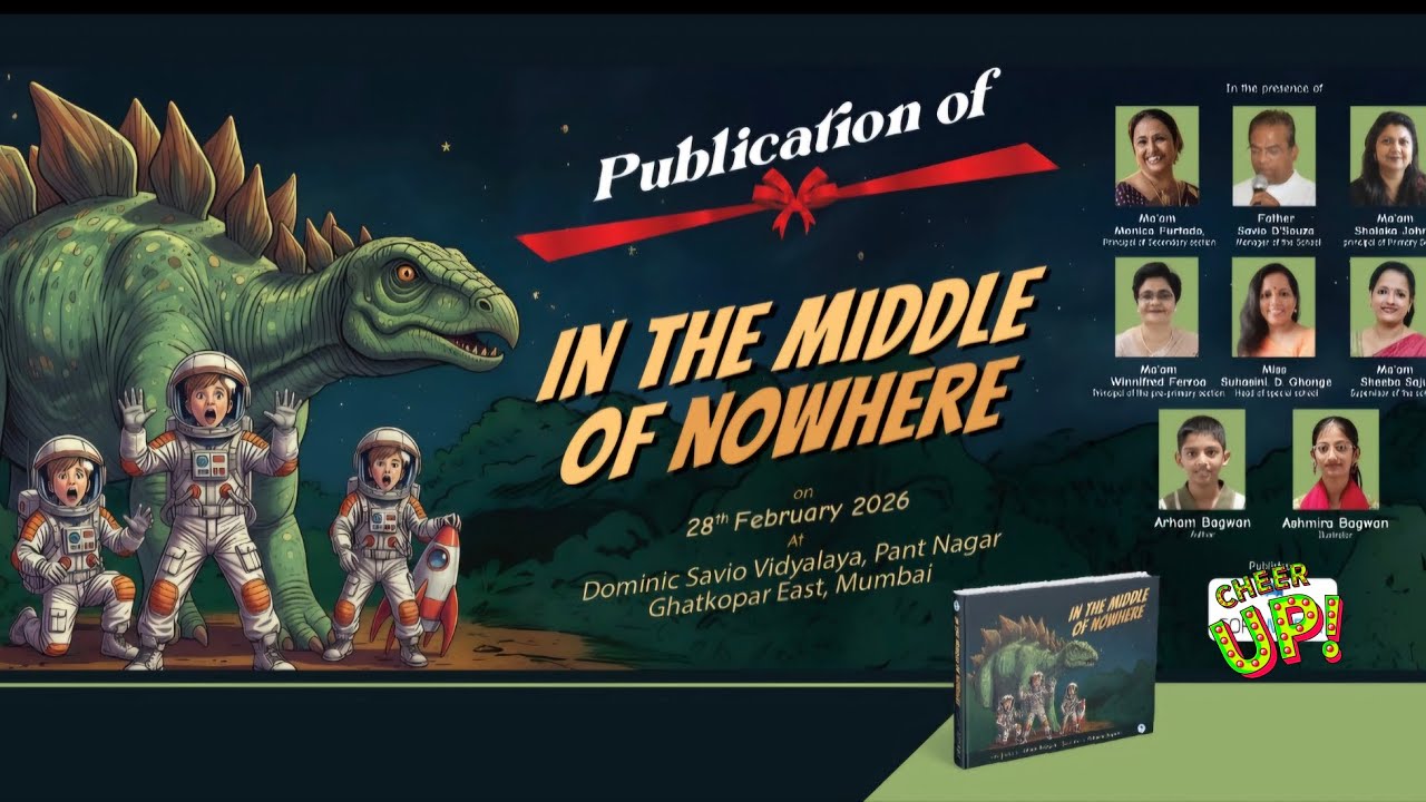 Mumbai Schoolkids Pen & Illustrate Dinosaur Thriller; Book Unveiled in Mumbai on 28 Feb. 2026