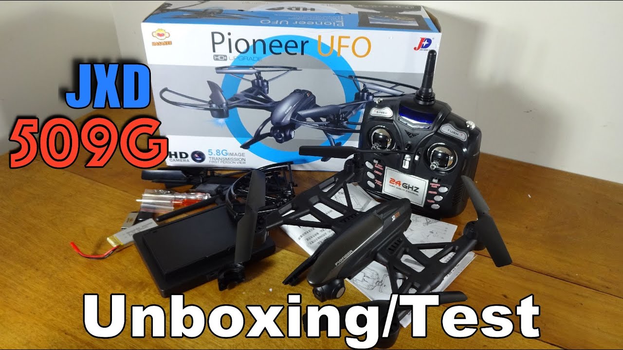 JXD 509G HD+ Unboxing and Quick Test