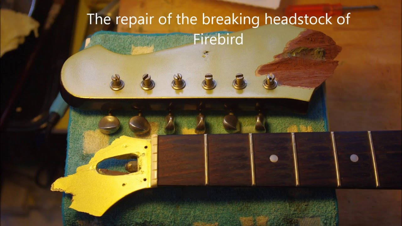 Firebird's headstock repair