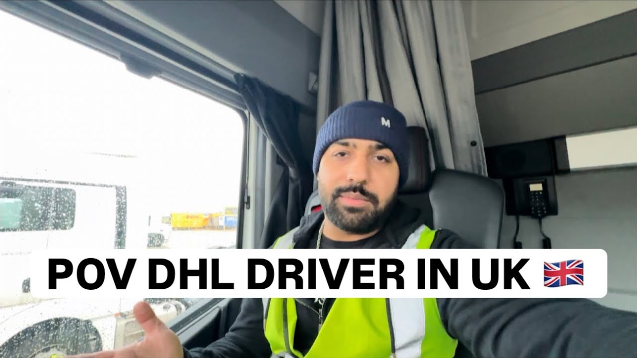 DAILY LIFE OF DHL TRUCK DRIVER IN UK 🇬🇧 #azizamrewala #truckdriver #vlog147 
