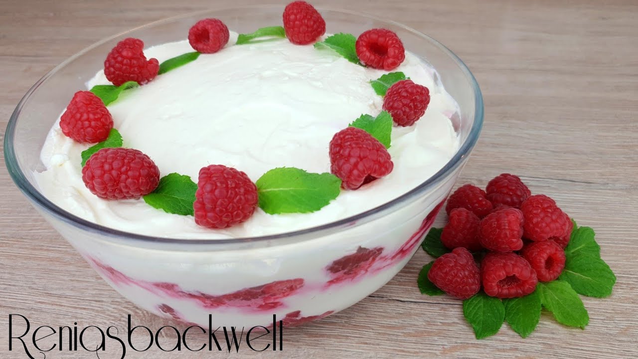 Himbeertraum, einfacher geht es kaum 😍 Leckeres Schichtdessert