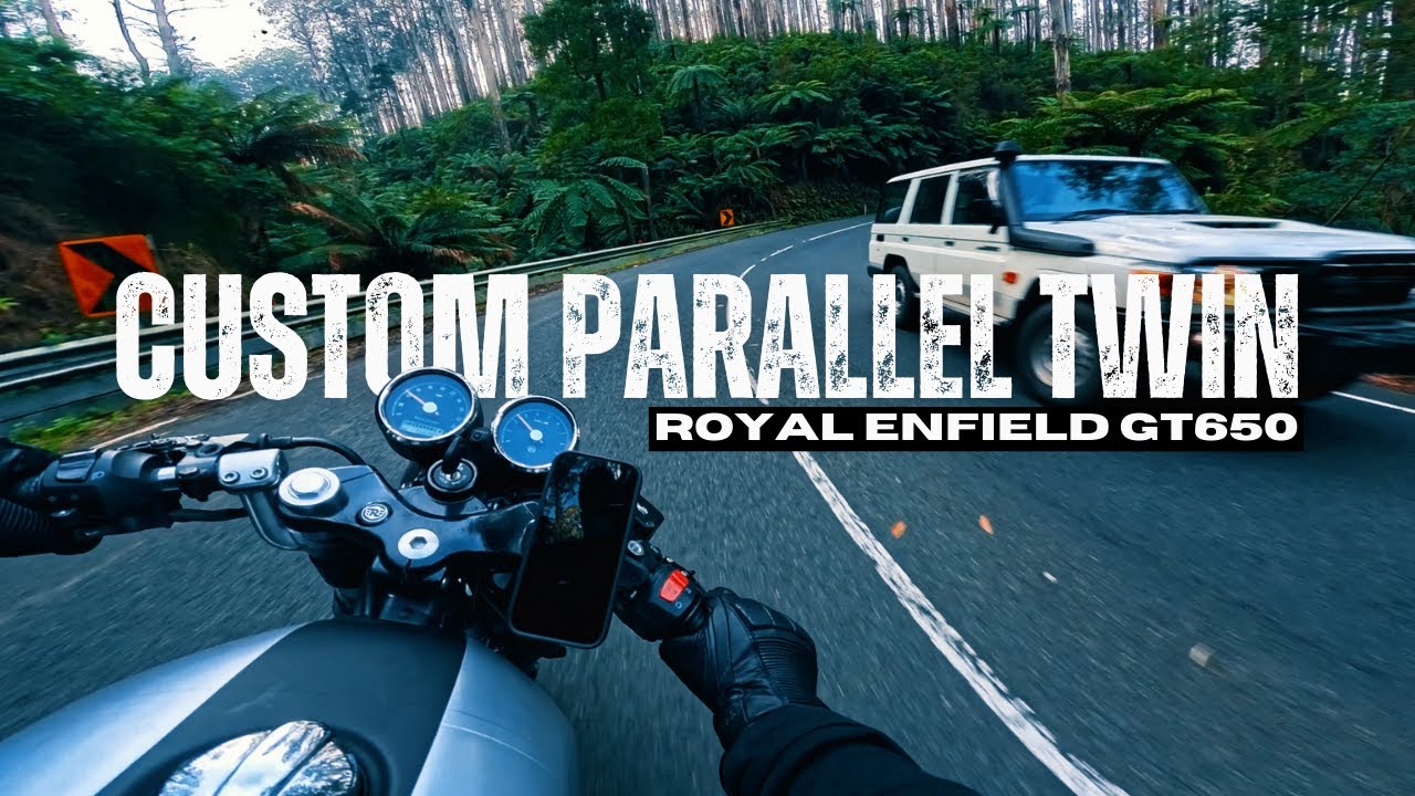 POV: Parallel Twin GT650 | Clean Exhaust Sound + calm piano