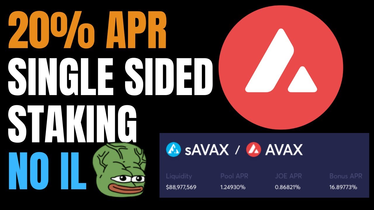 HOW TO STAKE AVALANCHE $AVAX FOR 20% APR (NO IL)