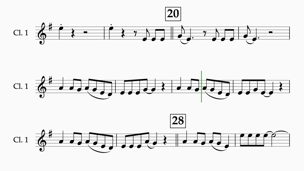 SLC Clarinet 1