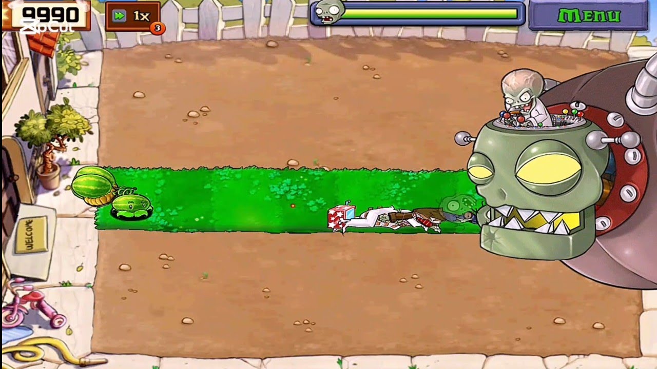 Melon + Peashooter Vs Dr.Zomboss - Who Will Win?