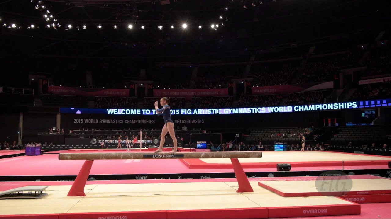 ZARZU Silvia (ROU) - 2015 Artistic Worlds - Qualifications Balance Beam